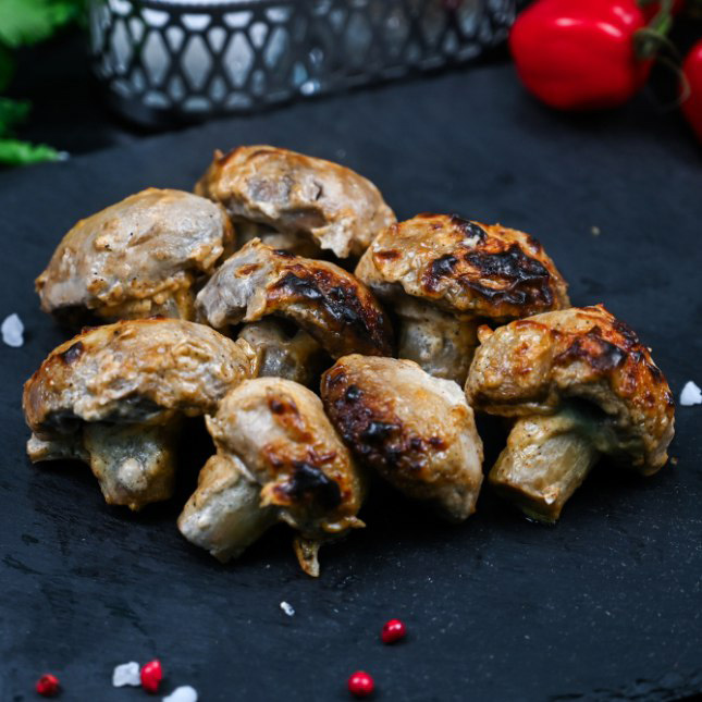 Шампиньоны на гриле